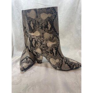 Boots Chinese Laundry Faux Snake Skin 6.5 Western Style Nashville Posh Party
